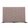 Manhattan Comfort Crosby Modern Queen Size Blush Headboard