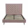 Manhattan Comfort Crosby Modern Queen Size Blush Front