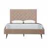 Manhattan Comfort Crosby Modern Queen Size Nude Front