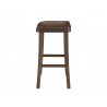 Greenington Tulip Bar Height Stool Black Walnut - Set of 2 - Side Angle