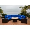 Bermuda 6-Piece Circular Sofa Set - Lid Closed - Bermuda 6-Piece Circular Sofa Set - Lid Closed