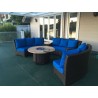 Bermuda 6-Piece Circular Sofa Set - Actual
