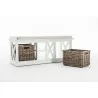 Nova Solo Halifax Accent Bench with Seat Cushion  - Nova Solo Halifax Accent Bench with Seat Cushion 