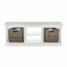 Nova Solo Halifax Accent Bench with Seat Cushion - Nova Solo Halifax Accent Bench with Seat Cushion