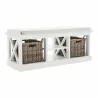 Nova Solo Halifax Accent Bench with Seat Cushion - Nova Solo Halifax Accent Bench with Seat Cushion