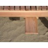 Beach Lounger - Double - Sliding Table