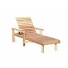 Beach Lounger - Single - White BG - Beach Lounger - Single - White BG