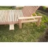 Beach Lounger - Wide with Sliding Table - Beach Lounger - Wide with Sliding Table