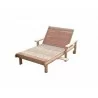 Beach Lounger - Wide - White BG - Beach Lounger - Wide - White BG