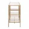 Essentials For Living Beakman Low Bookcase - Side