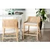 bali & pari Beata Natural Rattan Counter Stool - Handcrafted Wingback Counter Chair with Woven Detailing and Removable Cushion, Coastal Boho Style Seating for Kitchen Island or Dining Area - Lifestyle - bali & pari Beata Natural Rattan Counter Stool - Handcrafted Wingback Counter Chair with Woven Detailing and Removable Cushion, Coastal Boho Style Seating for Kitchen Island or Dining Area - Lifestyle