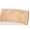 bali & pari Beata Natural Rattan Counter Stool - Handcrafted Wingback Counter Chair with Woven Detailing and Removable Cushion, Coastal Boho Style Seating for Kitchen Island or Dining Area - Detail