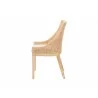 bali & pari Beata Natural Rattan Dining Chair - Handcrafted Wingback Accent Chair with Woven Detailing and Removable Cushion, Coastal Boho Seating for Kitchen or Dining Room - Side - bali & pari Beata Natural Rattan Dining Chair - Handcrafted Wingback Accent Chair with Woven Detailing and Removable Cushion, Coastal Boho Seating for Kitchen or Dining Room - Side