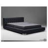 Fresca King Bed Charcoal Grey Fabric - Mat Only