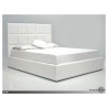 Glare Queen Storage Bed White Fabric