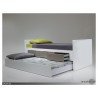 Jack n Jill Single Bed High Gloss White