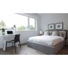 Reve King Bed Grey Fabric - Lifestyle 3
