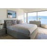 Reve King Bed Grey Fabric - Lifestyle 4