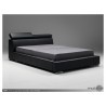 Vertu King Bed Black Leather