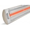 Infratech C- Series 304 Stainless Steel Patio Heater in 2500W / 3000 / 4000W - Beige in Closeup Front Side Angle