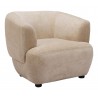 Bekker Accent Chair in Golden Beige- side view 2