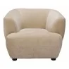 Bekker Accent Chair in Golden Beige- front view 1 - Bekker Accent Chair in Golden Beige- front view 1