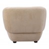 Bekker Accent Chair in Golden Beige- Back view 1