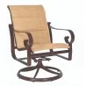 Woodard Belden Padded Sling Swivel Rocker - Angled - Woodard Belden Padded Sling Swivel Rocker - Angled