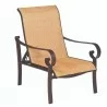 Woodard Belden Sling Adjustable Lounge Chair - Angled - Woodard Belden Sling Adjustable Lounge Chair - Angled