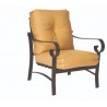 Woodard Belden Cushion Stationary Lounge Chair - Angled