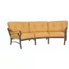 Woodard Belden Crescent Sofa - Angled - Woodard Belden Crescent Sofa - Angled