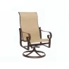 Woodard Belden Sling High Back Swivel Rocker - Angled - Woodard Belden Sling High Back Swivel Rocker - Angled