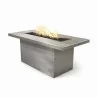 The Outdoor Plus Bella Linear 48" x 30" Powder Coated Fire Pit - The Outdoor Plus Bella Linear 48" x 30" Powder Coated Fire Pit