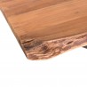 Moe's Home Collection Smoked Bent Large Dining Table - Top Closeup