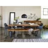 Moe's Home Collection Smoked Bent Large Dining Table - Main Lifestyle - Moe's Home Collection Smoked Bent Large Dining Table - Main Lifestyle