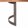 Moe's Home Collection Smoked Bent Large Dining Table - Leg - Moe's Home Collection Smoked Bent Large Dining Table - Leg
