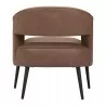 Zuo Modern Berkeley Accent Chair Vintage Brown - Back View - Zuo Modern Berkeley Accent Chair Vintage Brown - Back View