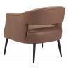 Zuo Modern Berkeley Accent Chair Vintage Brown - Angled View