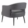 Zuo Modern Berkeley Accent Chair Vintage Gray- Back View - Zuo Modern Berkeley Accent Chair Vintage Gray- Back View