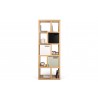 TemaHome Berlin 5 Levels 70 cm in Oak - Front with Contents