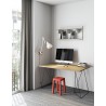 TemaHome Flow Desk in Oak & Black Lacquered Steel - Lifestyle