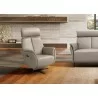 Beverly Swivel Recliner in Light Gray- Lifestyle - Beverly Swivel Recliner in Light Gray- Lifestyle