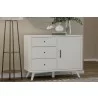 Alpine Furniture Flynn Accent Cabinet, White - Lifestyle - Alpine Furniture Flynn Accent Cabinet, White - Lifestyle