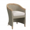 Sunset West Cambria Dining Chair in Canvas Canvas w/ Self Welt Side