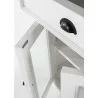 Nova Solo Classic Buffet with Glass Doors, Close up Angle - Nova Solo Classic Buffet with Glass Doors, Close up Angle