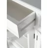 Nova Solo Classic Buffet with Glass Doors, Close up Angle - Nova Solo Classic Buffet with Glass Doors, Close up Angle