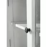 Nova Solo Buffet with 4 Glass Doors 3 Drawers, Closeup Angle - Nova Solo Buffet with 4 Glass Doors 3 Drawers, Closeup Angle