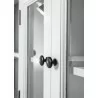 Nova Solo Buffet with 4 Glass Doors 3 Drawers, Closeup Angle - Nova Solo Buffet with 4 Glass Doors 3 Drawers, Closeup Angle