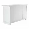 Nova Solo Buffet with 4 Glass Doors 3 Drawers, Side Angle - Nova Solo Buffet with 4 Glass Doors 3 Drawers, Side Angle
