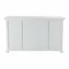 Nova Solo Buffet with 4 Glass Doors 3 Drawers, Back Angle - Nova Solo Buffet with 4 Glass Doors 3 Drawers, Back Angle